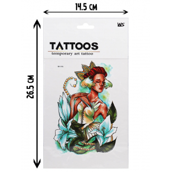 Татуировка-наклейка"Современное искусство-5" (26,5х14,5)(12шт.) ( Арт. ТА-2414