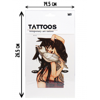 Татуировка-наклейка"Современное искусство" (26,5х14,5)(12шт.) кратно 12 ( Арт. ТА-2409)