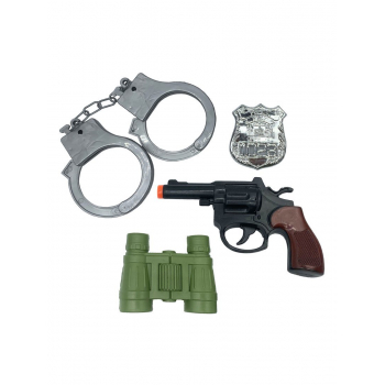 Игровой набор Полиция, в комплекте предметов 4шт, пакет M9115