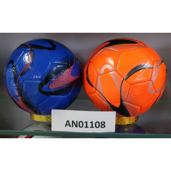Мяч футбольный ПУ (95гр, размер 2, окружность 56 см 2 цвета) арт.AN01108