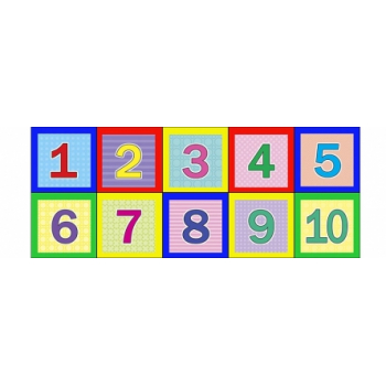 Кубики Выдувные 10шт с картинками Математ К10-0827