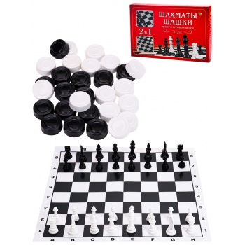 Шахматы, Шашки (средняя коробка) арт.ИН-1614