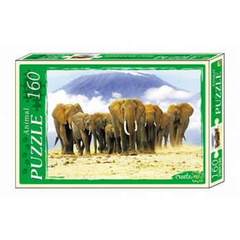 Пазл 160 Африканские Слоны арт.КБ160-4033