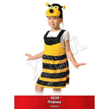 Карнавальный костюм Пчелка плюш рост 100-125